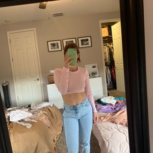 Crop top long sleeve